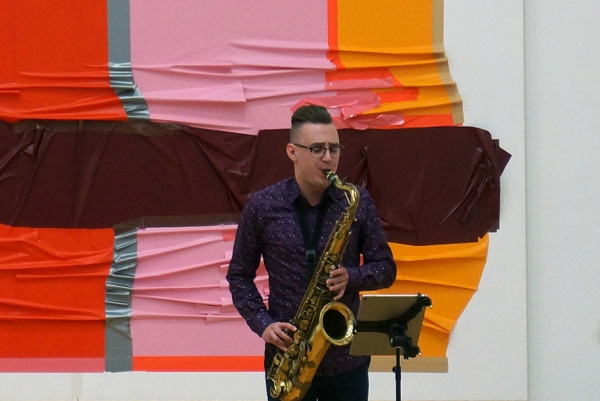 saxophonist Tom Sanderman