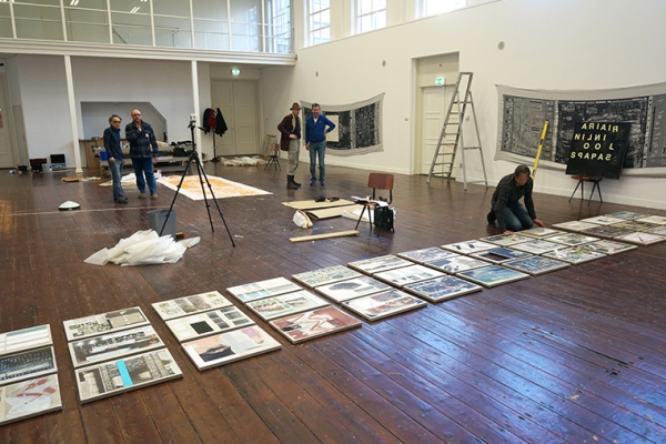 During installation of the show